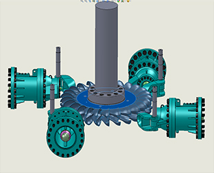 沖擊式水輪機(jī)發(fā)電機(jī)組